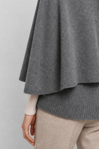 Poncho Femme Pull Tricoté