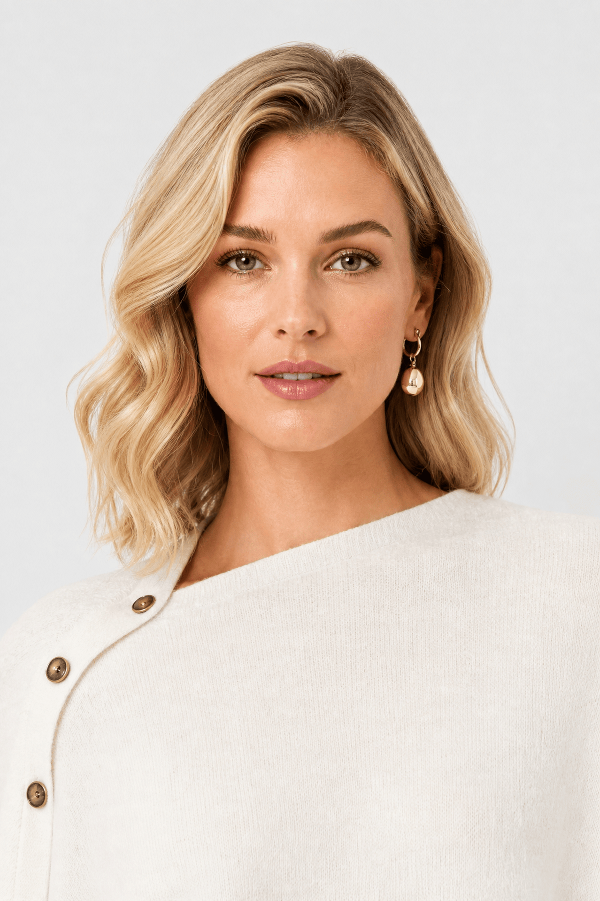 Poncho Femme Tricoté Asymétrique