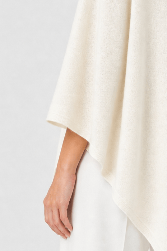 Poncho Femme Tricoté Asymétrique