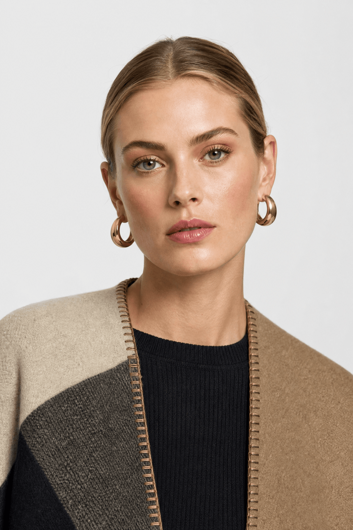 Poncho Gilet Femme Grande Taille
