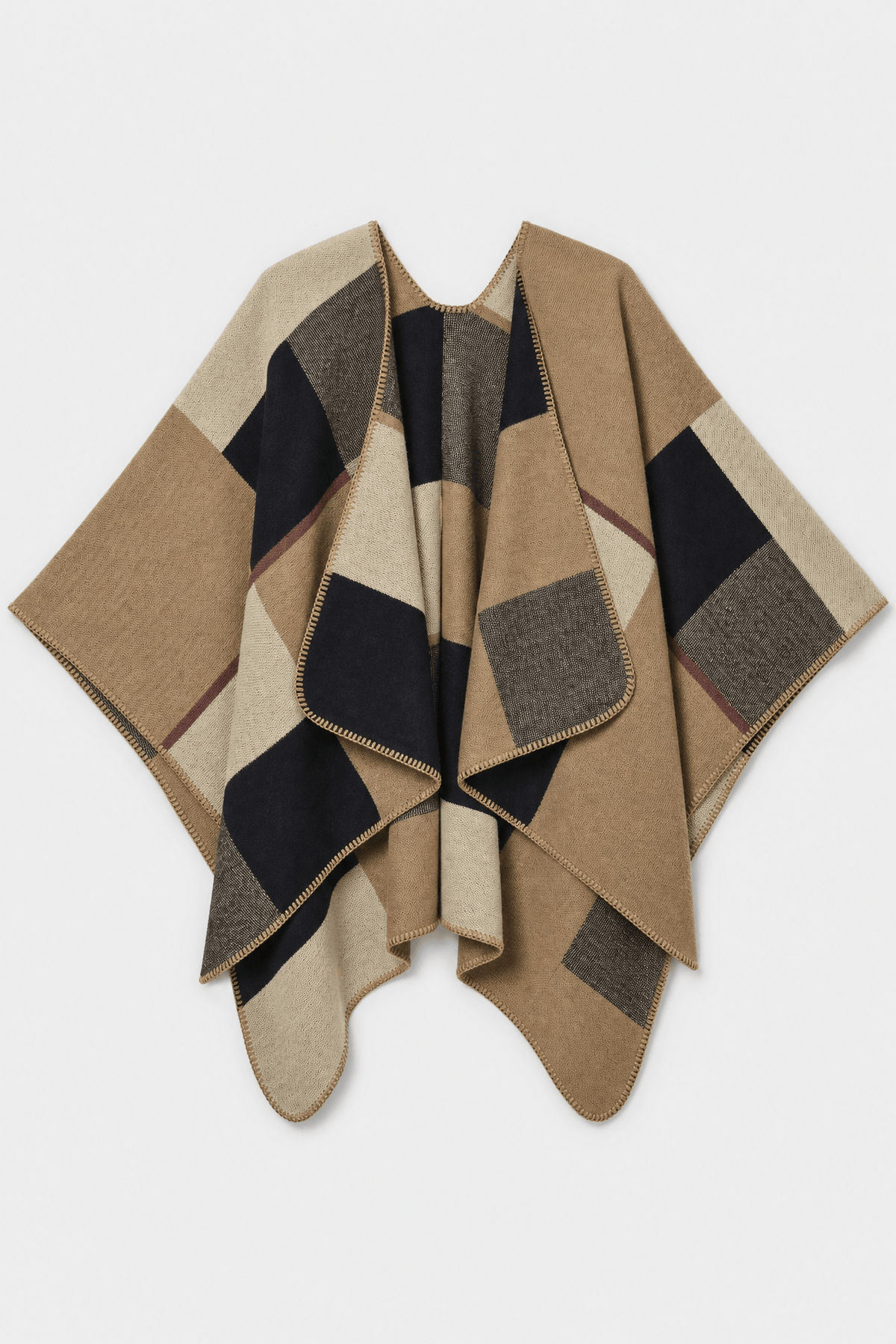 Poncho Gilet Femme Grande Taille