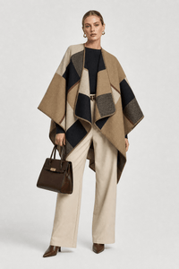 Poncho Gilet Femme Grande Taille