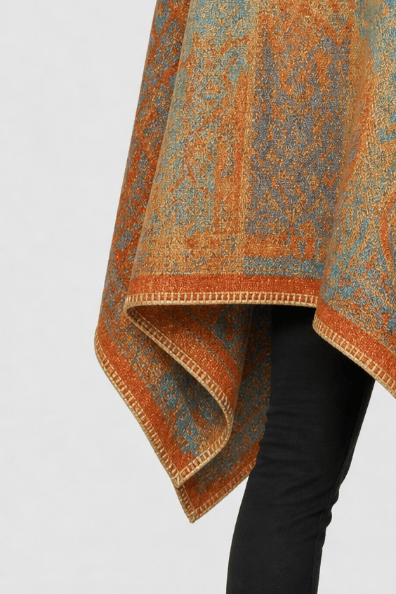 Poncho Gilet Gypsy Long et Chaud