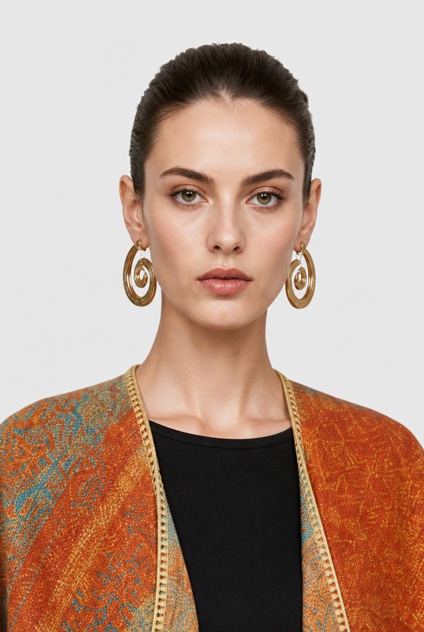 Poncho Gilet Gypsy Long et Chaud