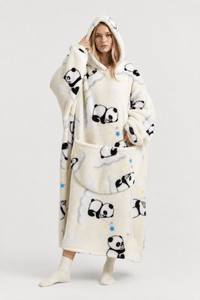 Poncho Hiver Doublé Polaire
