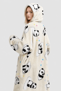 Poncho Hiver Doublé Polaire