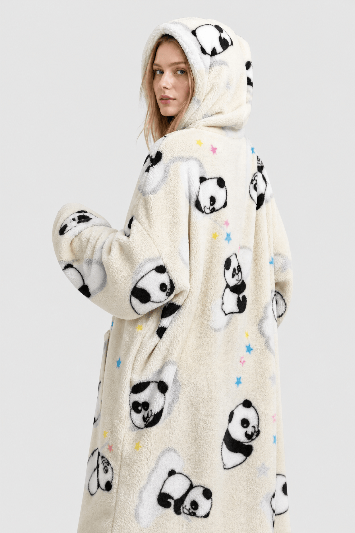 Poncho Hiver Doublé Polaire