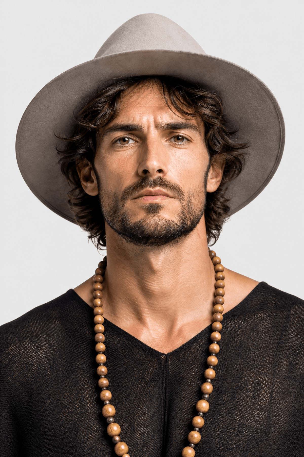 Poncho Homme Plage à Franges