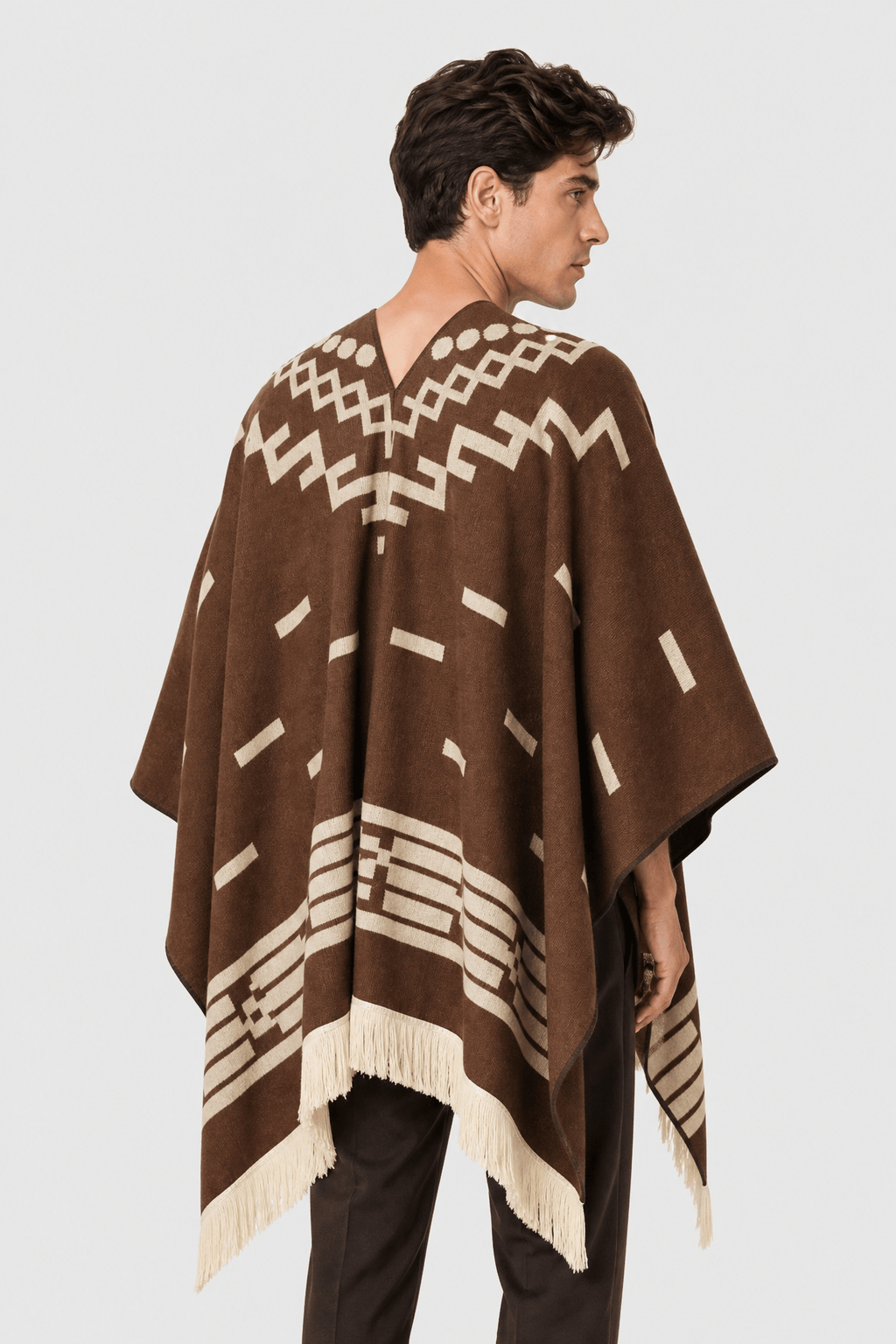 Poncho Homme Style Cowboy