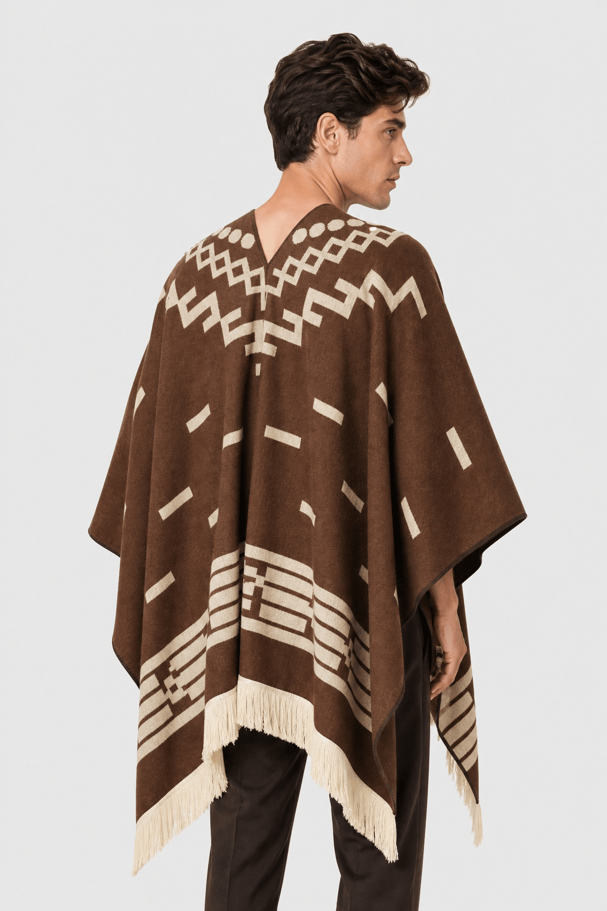 Poncho Homme Style Cowboy