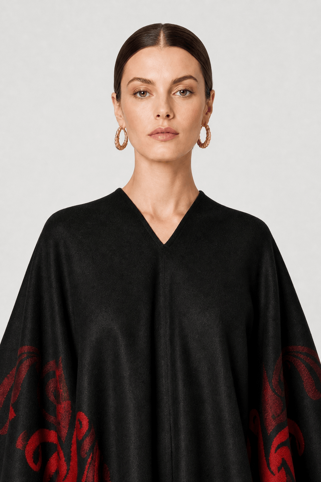 Poncho Long à Frange