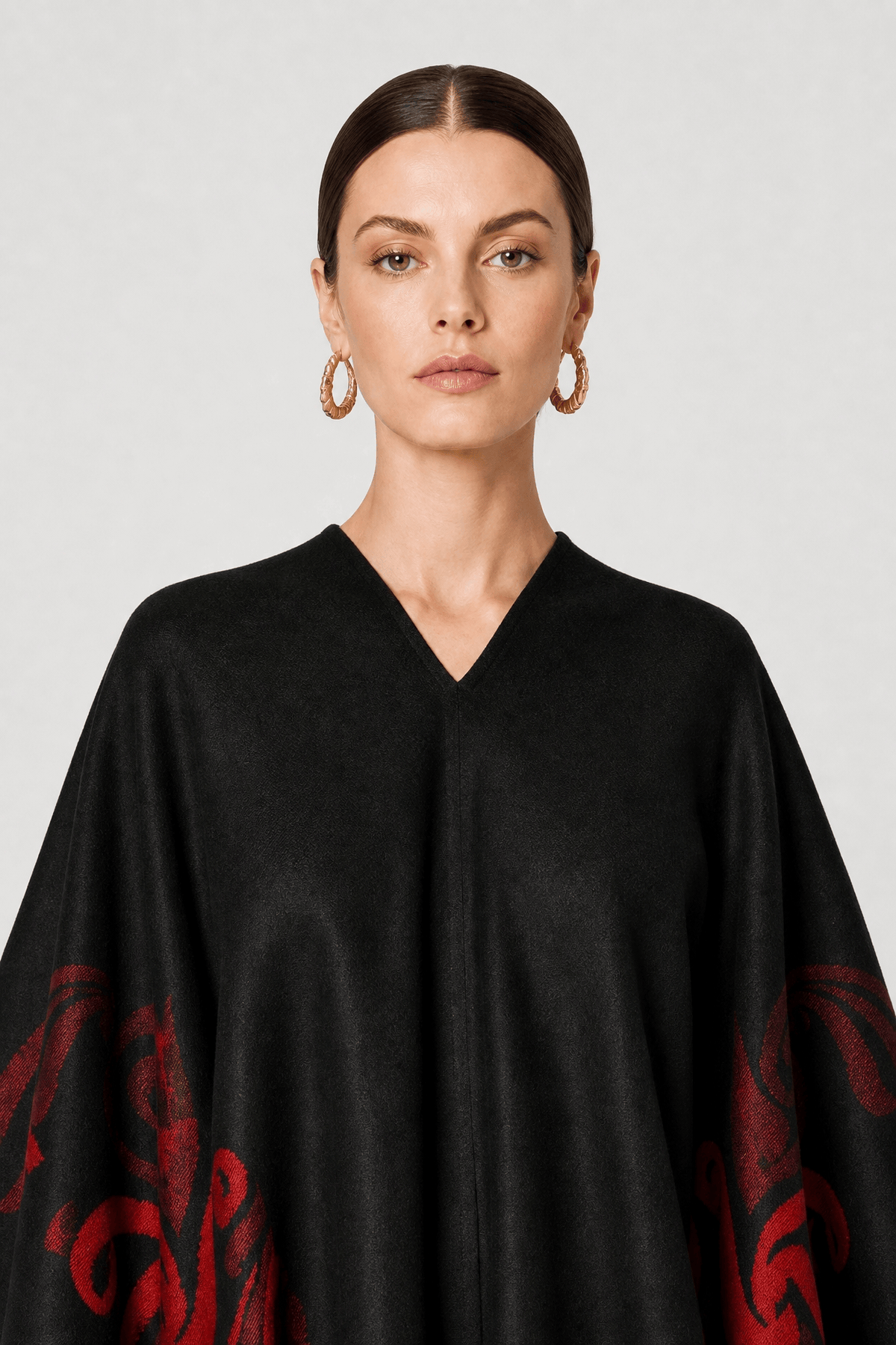 Poncho Long à Frange