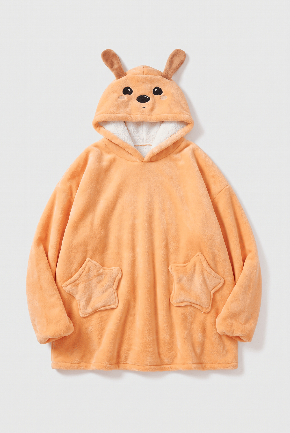 Poncho Orange Enfants
