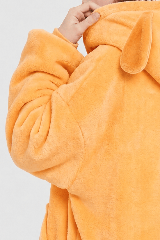 Poncho Orange Enfants