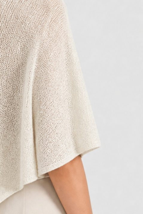 Poncho Plage Femme Maille