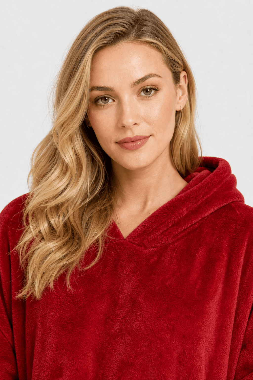 Poncho Plaid en Microfibre