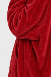 Poncho Plaid en Microfibre