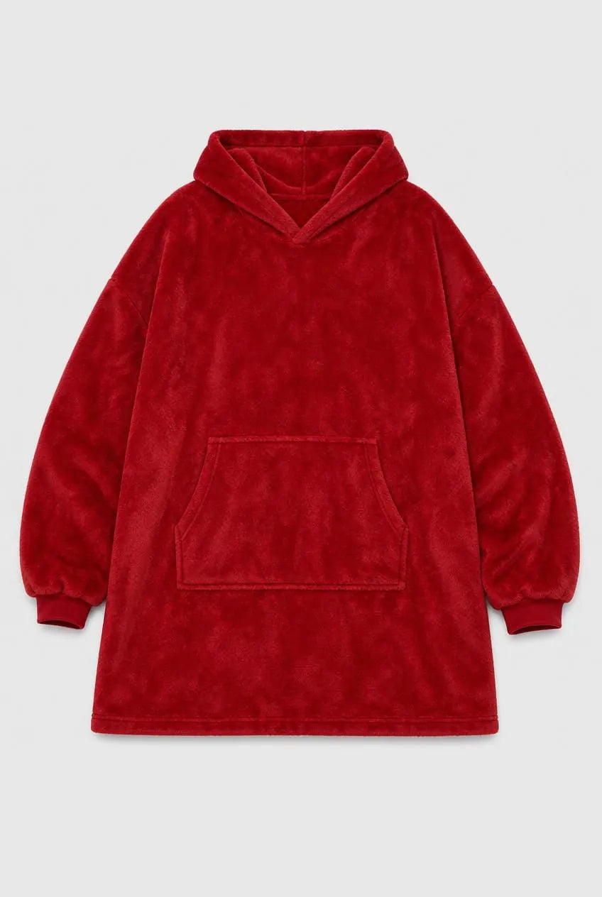 Poncho Plaid en Microfibre