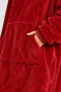 Poncho Plaid en Microfibre