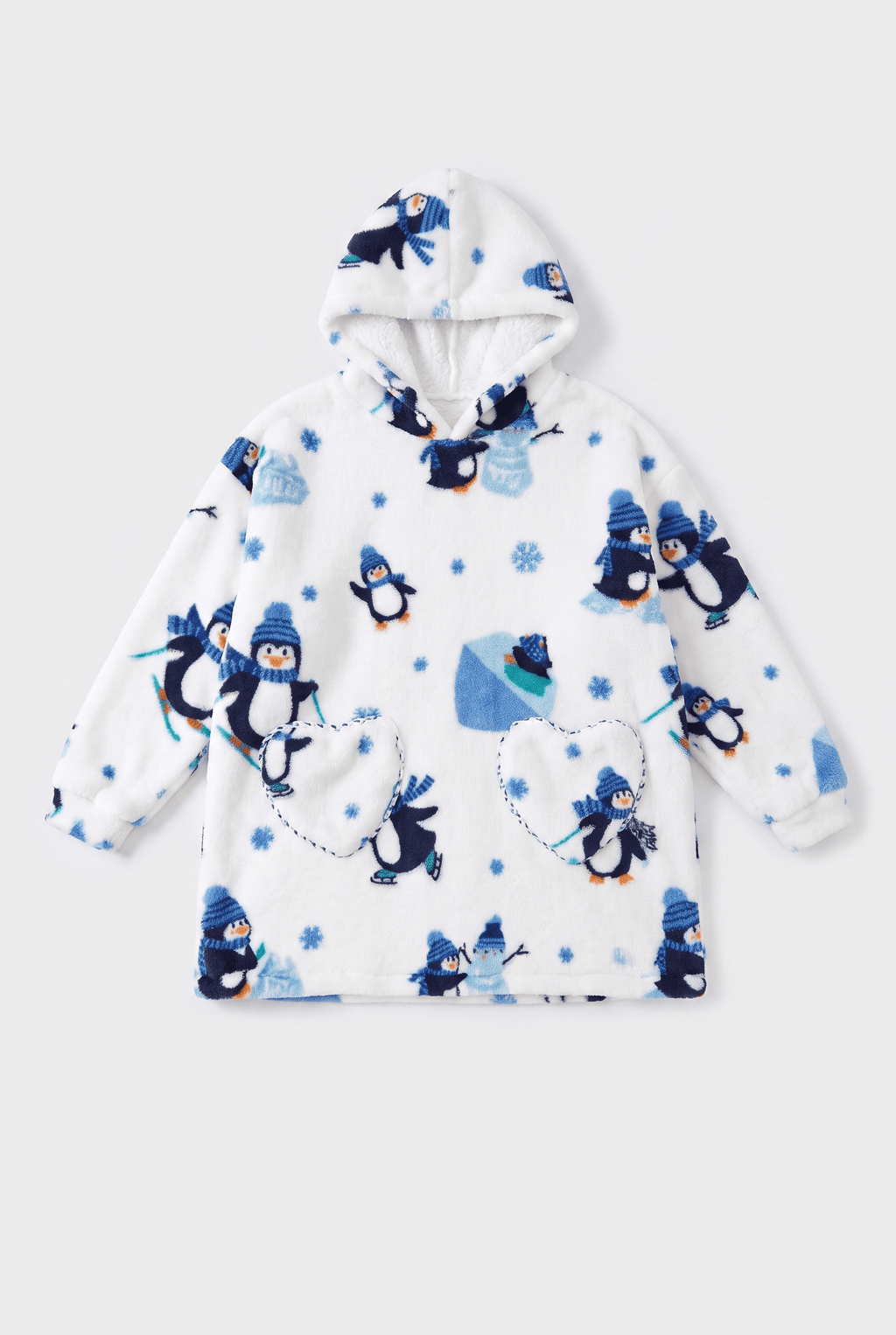 Poncho Plaid Polaire Enfant