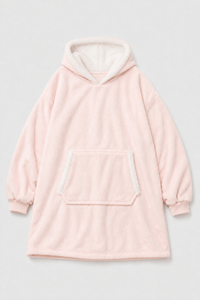 Poncho Plaid Polaire Femme