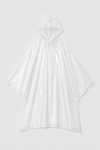 Poncho Pluie Blanc