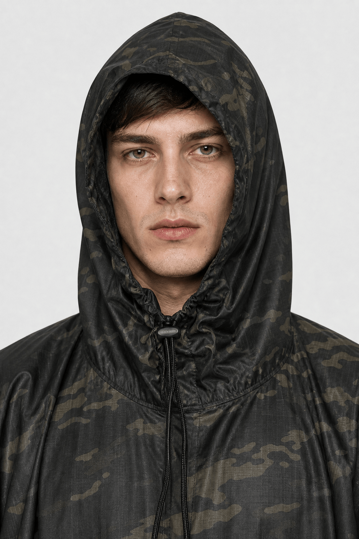 Poncho Pluie Imperméable Camouflage à Capuche