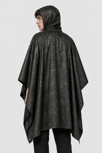 Poncho Pluie Imperméable Camouflage à Capuche
