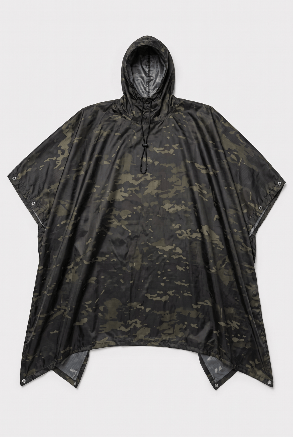 Poncho Pluie Imperméable Camouflage à Capuche