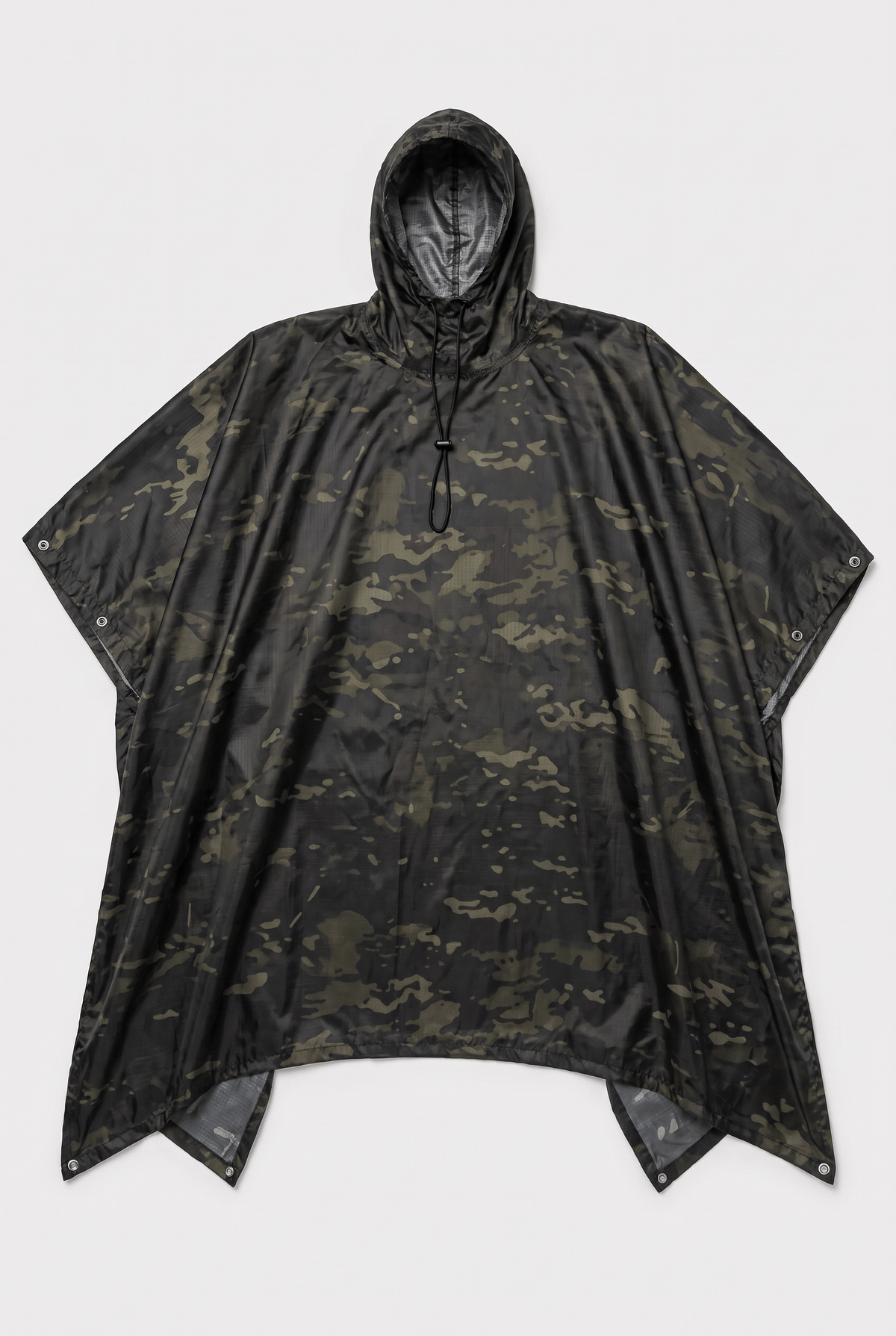 Poncho Pluie Imperméable Camouflage à Capuche