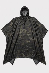 Poncho Pluie Imperméable Camouflage à Capuche