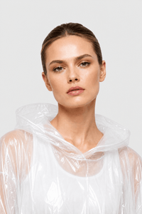 Poncho Pluie Transparent Jetable