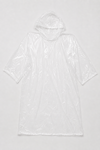 Poncho Pluie Transparent Jetable