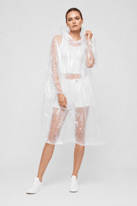 Poncho Pluie Transparent Jetable