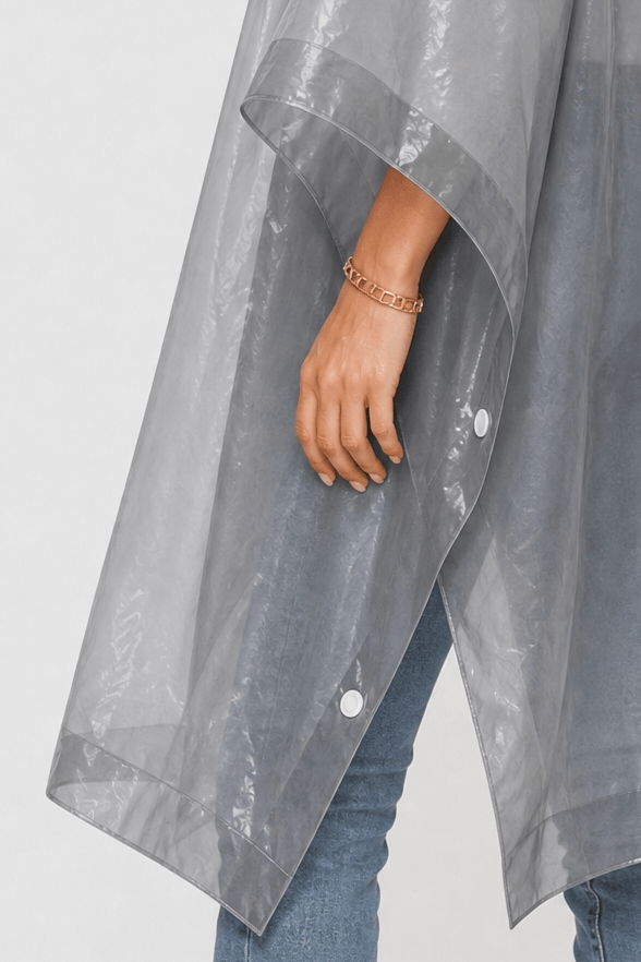 Poncho Pluie Transparent Large