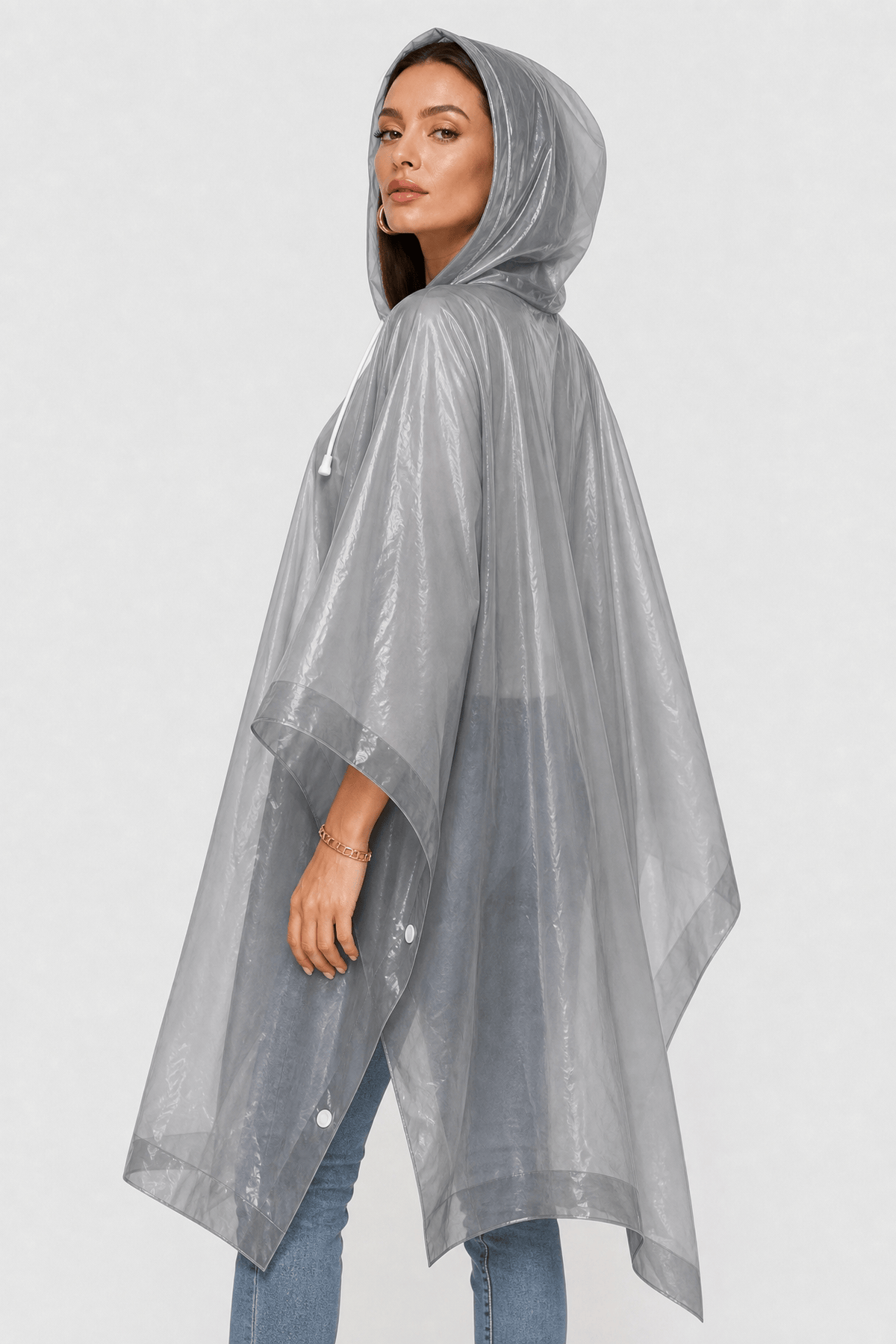 Poncho Pluie Transparent Large