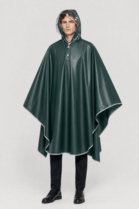 Poncho Pluie Vélo Capuche Transparente