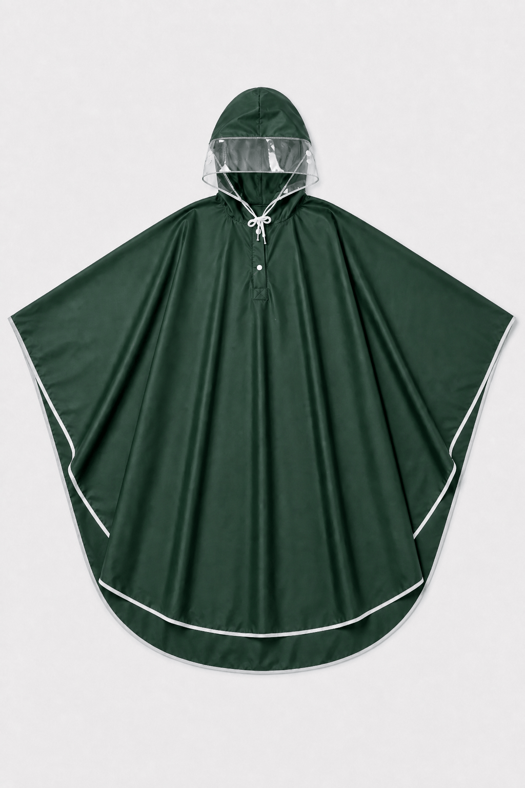 Poncho Pluie Vélo Capuche Transparente