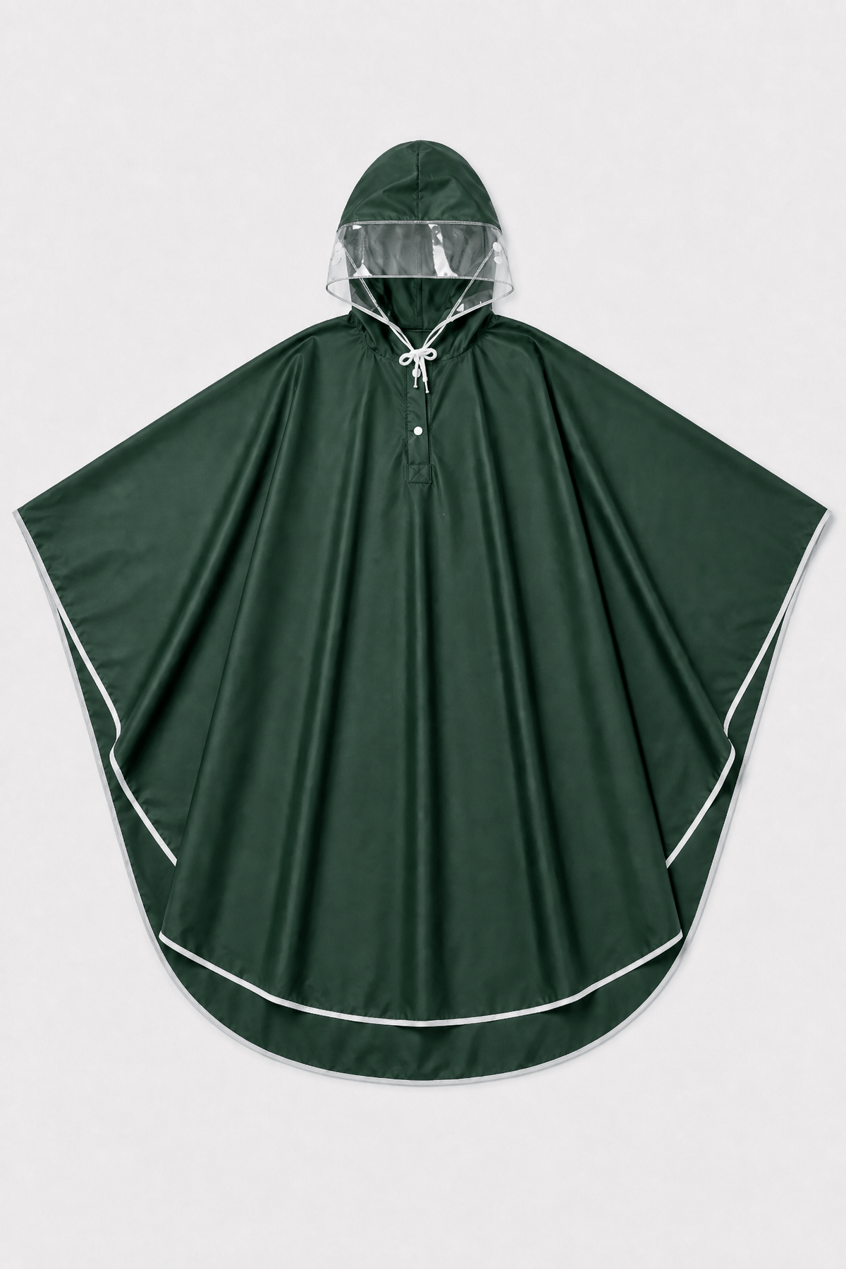 Poncho Pluie Vélo Capuche Transparente