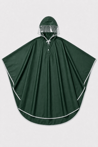 Poncho Pluie Vélo Capuche Transparente