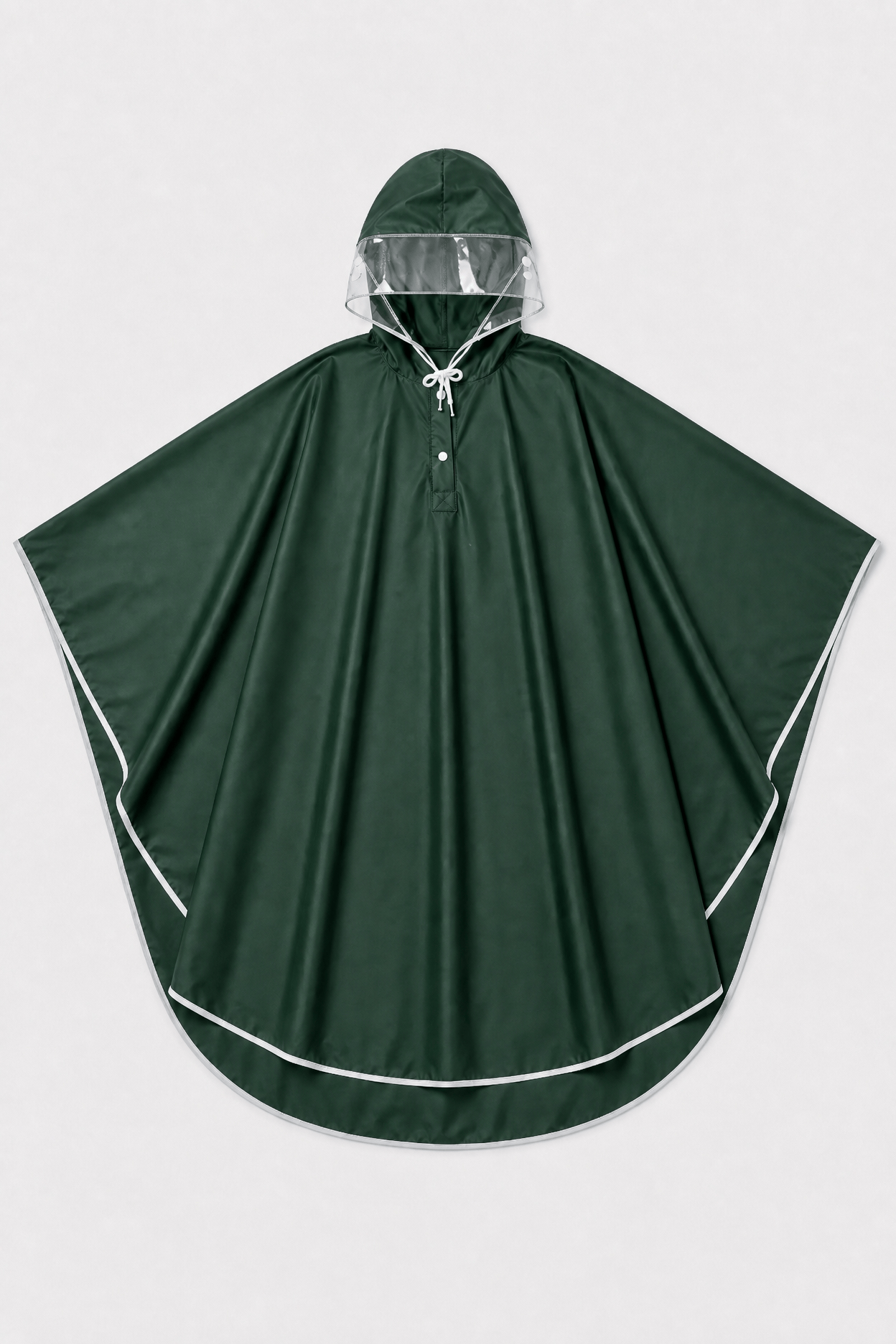Poncho Pluie Vélo Capuche Transparente
