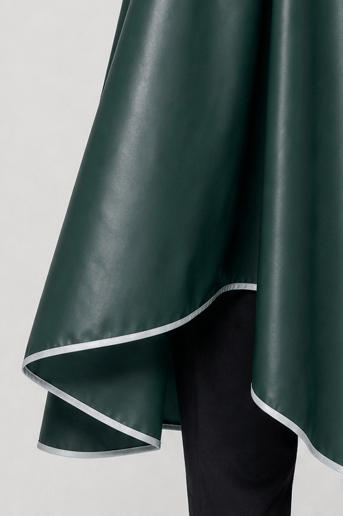 Poncho Pluie Vélo Capuche Transparente