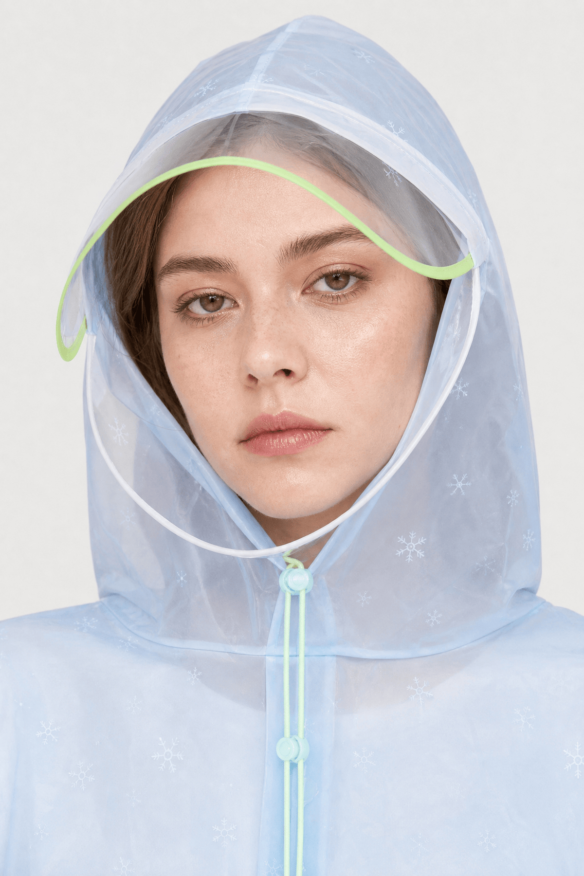 Poncho Pluie Vélo Capuche Transparente