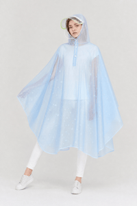 Poncho Pluie Vélo Capuche Transparente