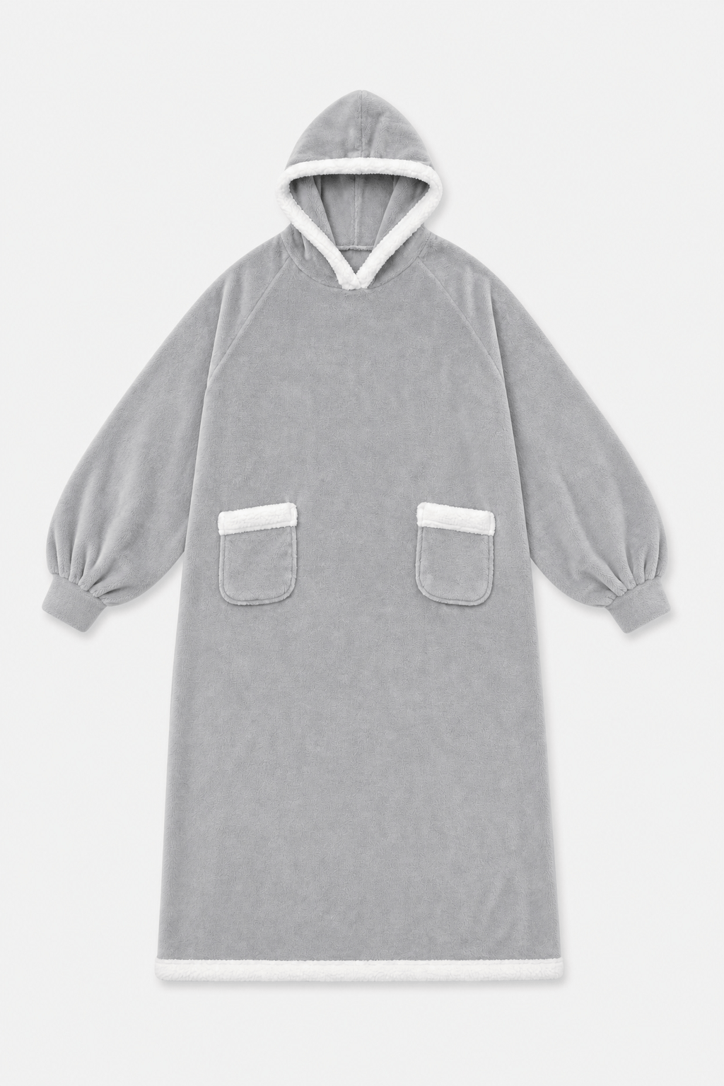 Poncho Polaire d'Intérieur Chaud