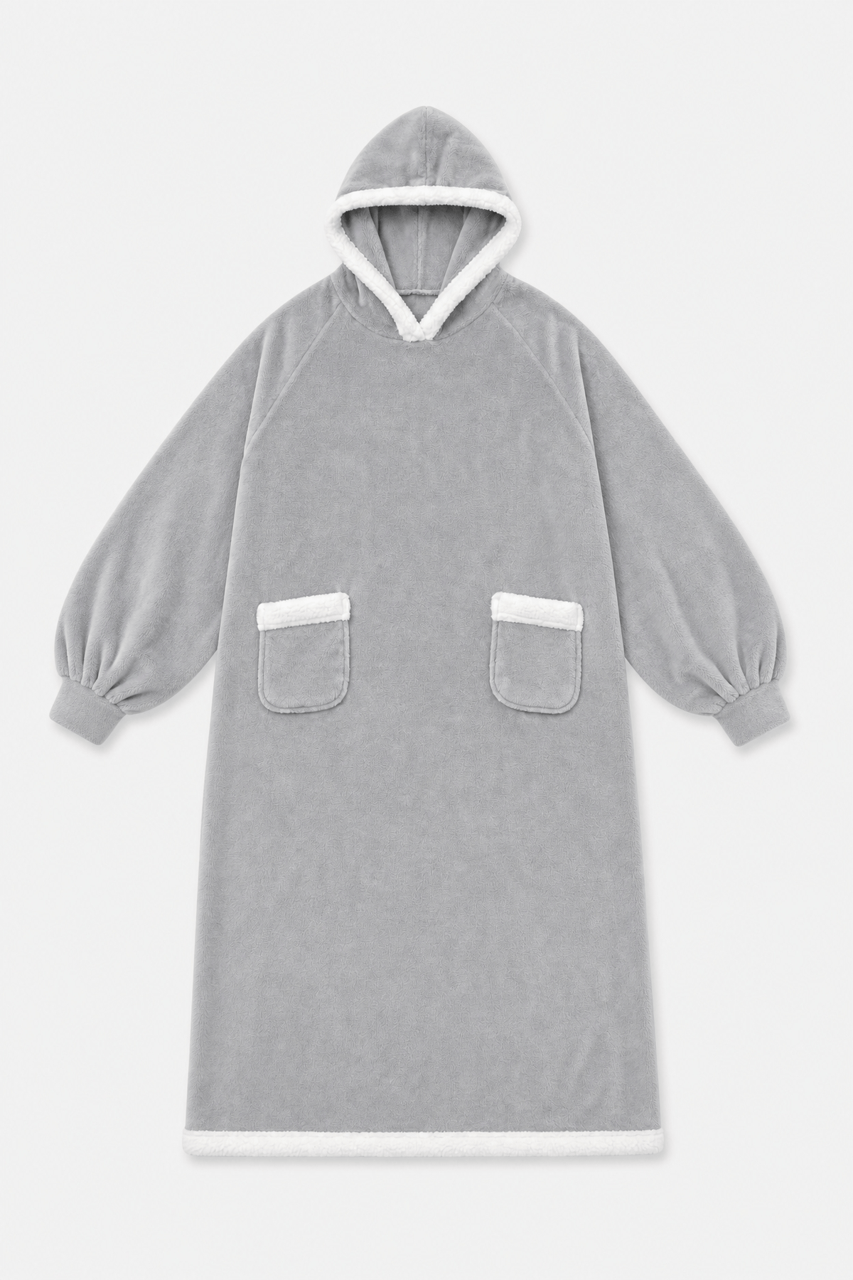 Poncho Polaire d'Intérieur Chaud