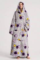Poncho Polaire Doublé Capuche