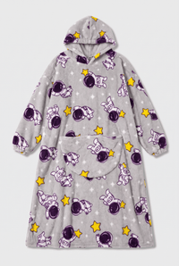 Poncho Polaire Doublé Capuche