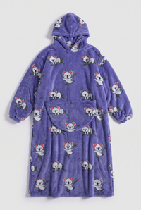 Poncho Polaire Manche Chaude Femme