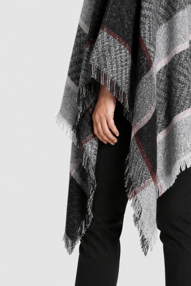 Poncho Pull Femme Hiver